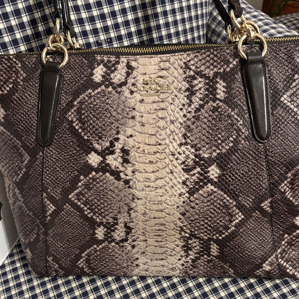Coach Python Ava Tote Bag - image 3